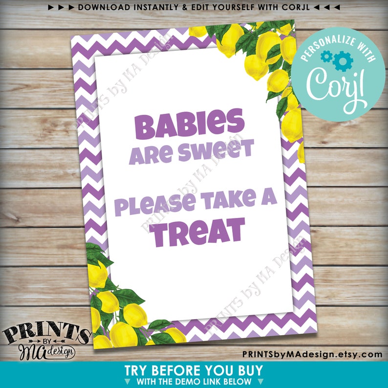 Custom Lemon Sign, Choose Your Text, Custom Colors, Lemonade, One ...
