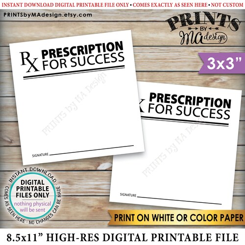 The Prescription for a Happy Marriage Unique Custom | Etsy