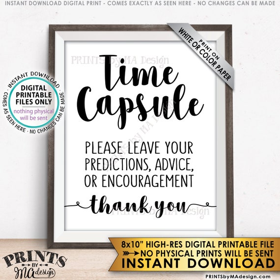 Time Guest Book Alternative Predictions - Etsy
