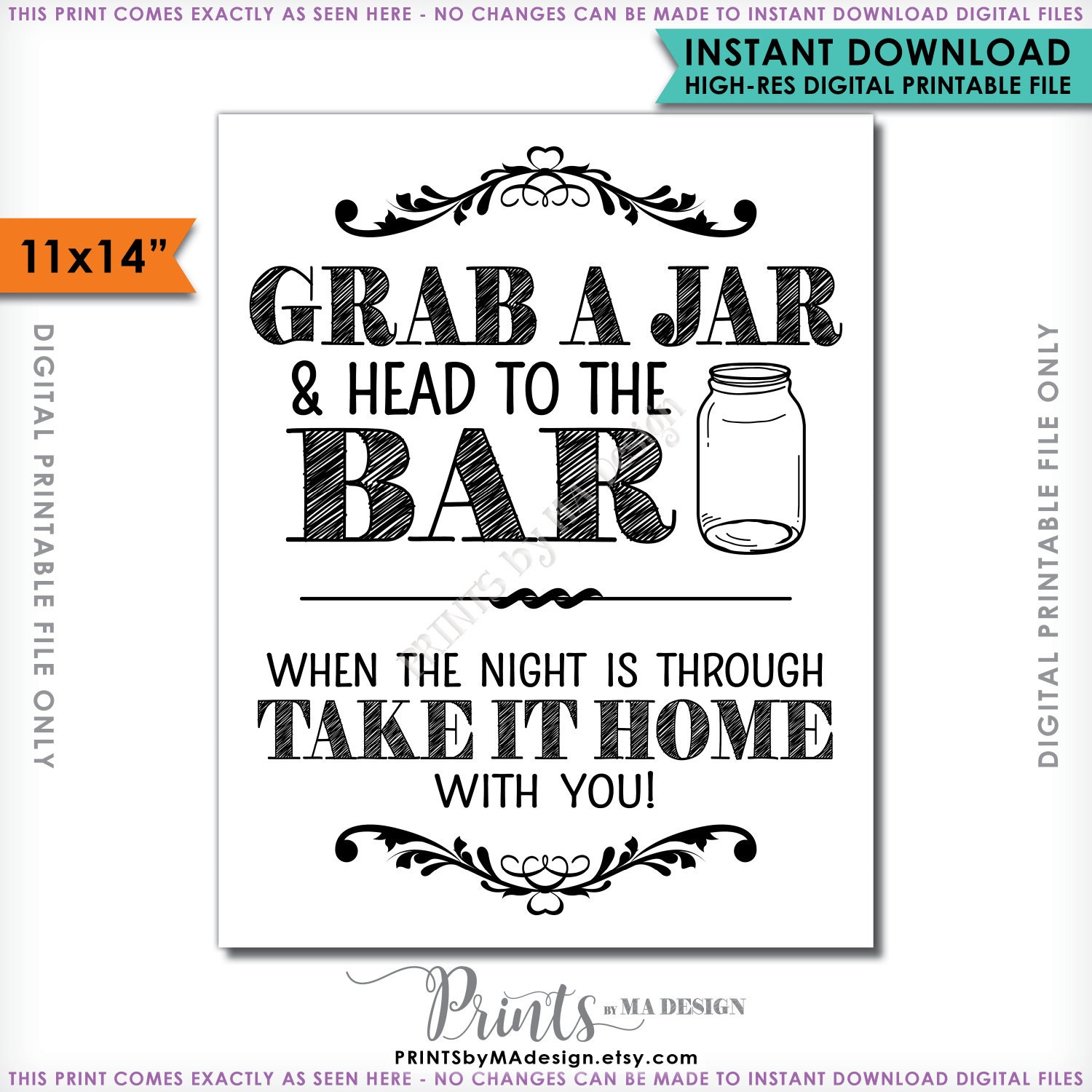 Seize a Jar and Brain towards the Bar Signal, Get your Jar in the direction of the Bar photo relating to Head in a Jar Printable named Seize a Jar and Thoughts in direction of the Bar Indication, Choose your Jar toward the Bar