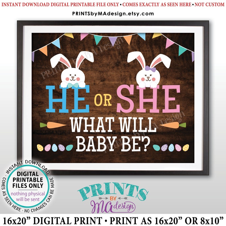 Easter Gender Reveal Pregnancy Announcement He Or She What Will Baby Be Printable 8x1016x U1d Rustic Wood Style Sign Paper Paper Party Supplies Timeglobaltech Com Easter Gender Reveal Pregnancy Announcement He Or She What Will Baby Be Printable 8x1016x U1d Rustic Wood Style Sign Paper Paper Party Supplies Timeglobaltech Com