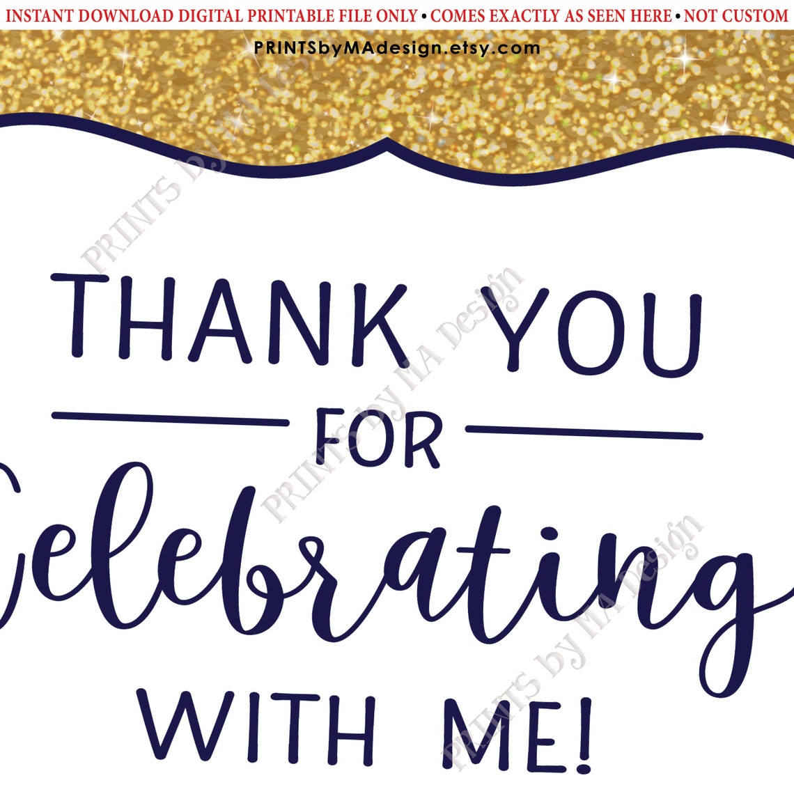 Thank You for Celebrating With Me Sign Birthday Graduation Etsy Thank You for Celebrating With Me Sign Birthday Graduation Etsy