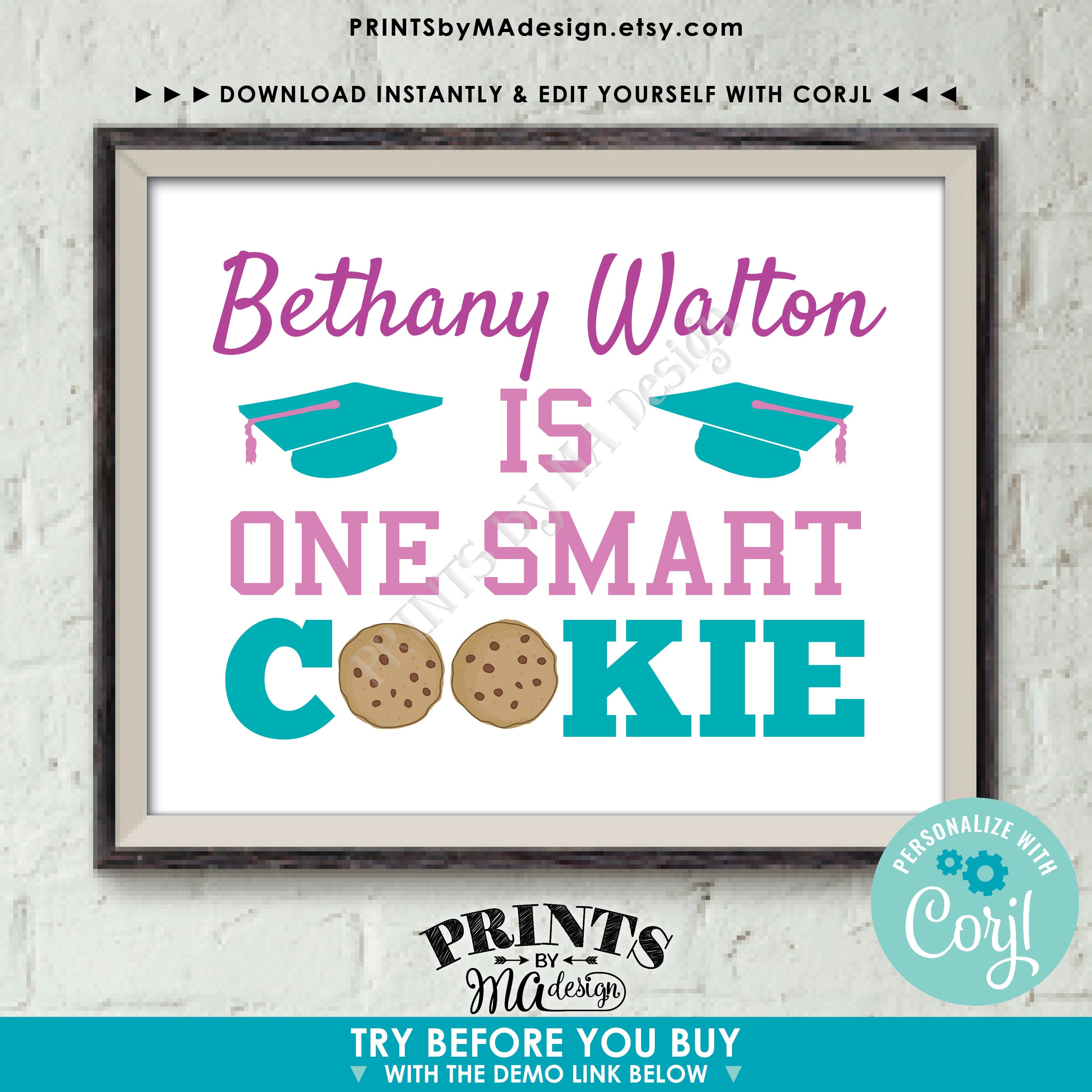 one-smart-cookie-graduation-free-printable