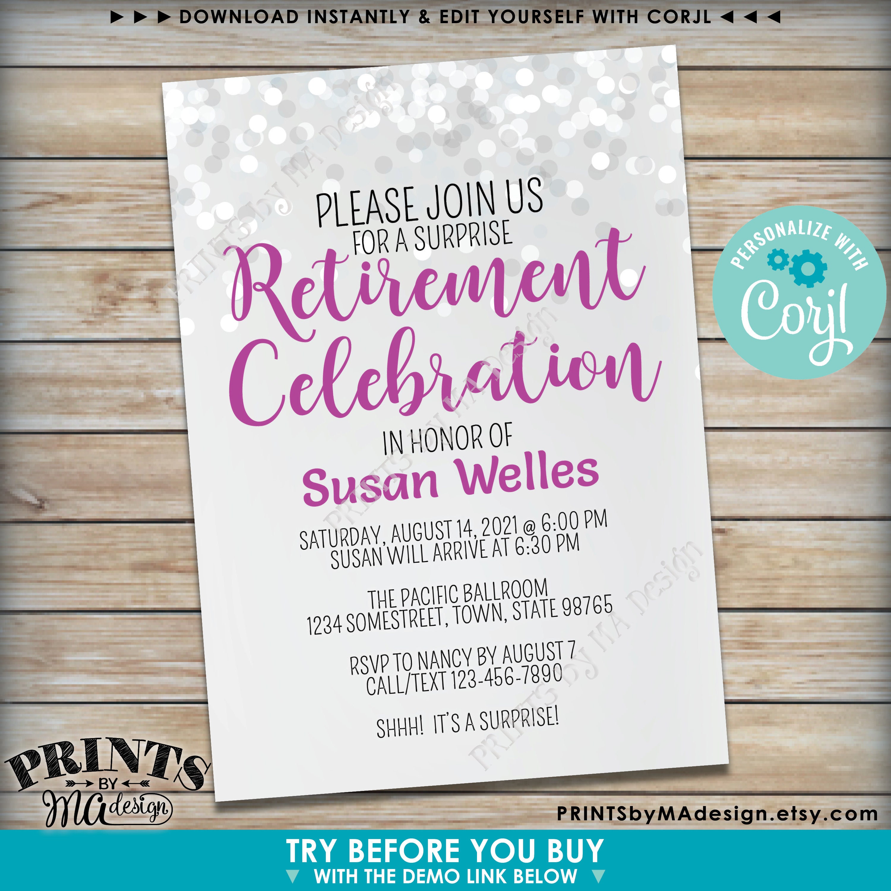 retirement-party-invitation-retirement-celebration-invite-retire-custom-printable-5x7-glitter