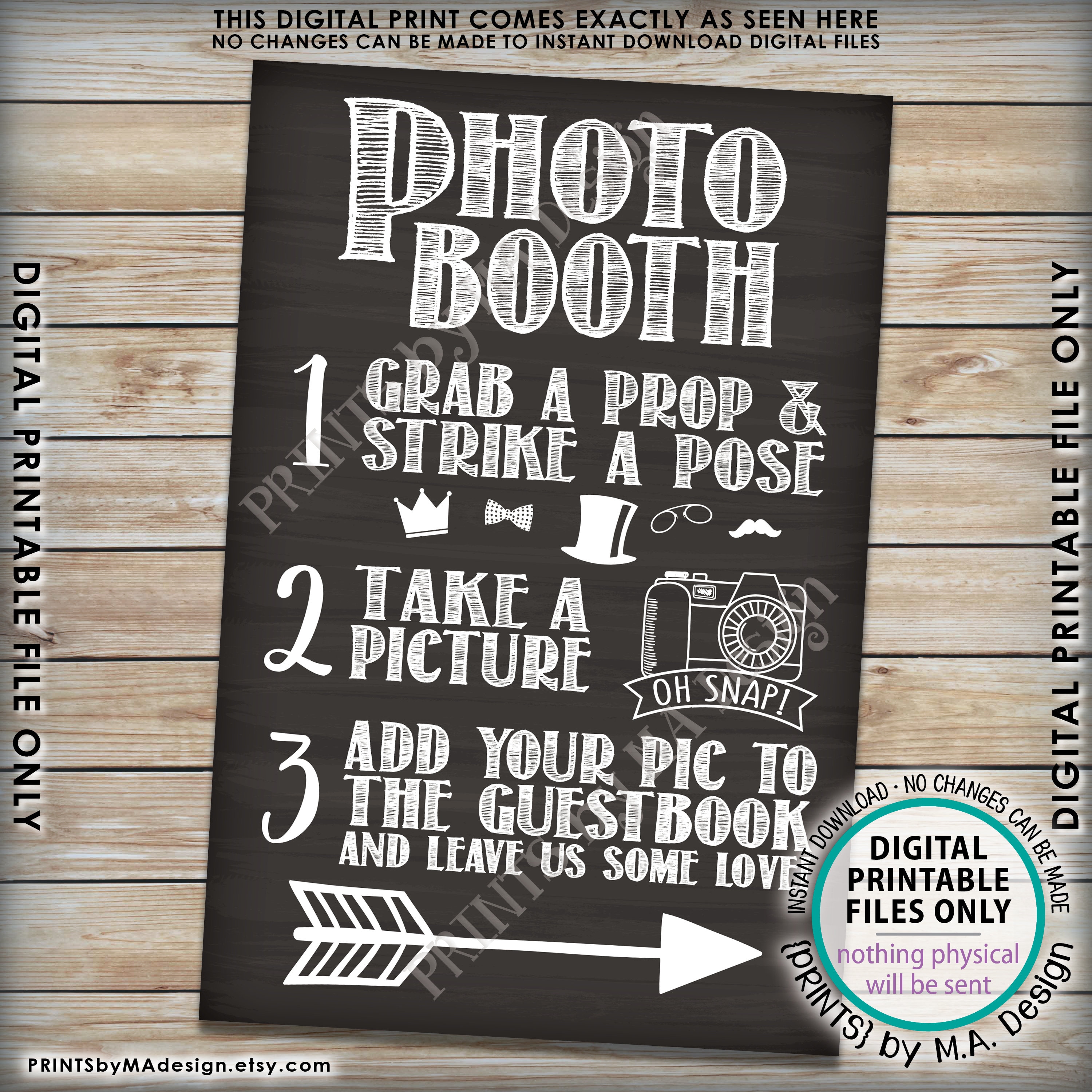 Photo Booth Sign Printable