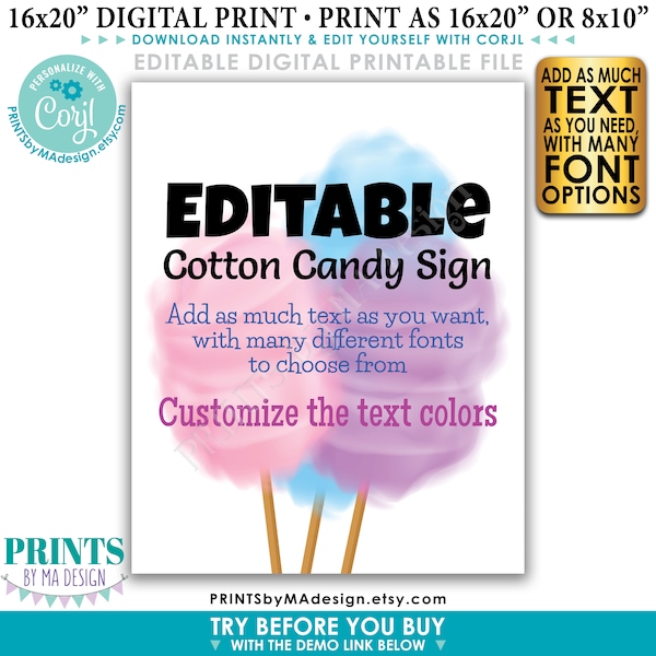 Cotton Candy - Etsy
