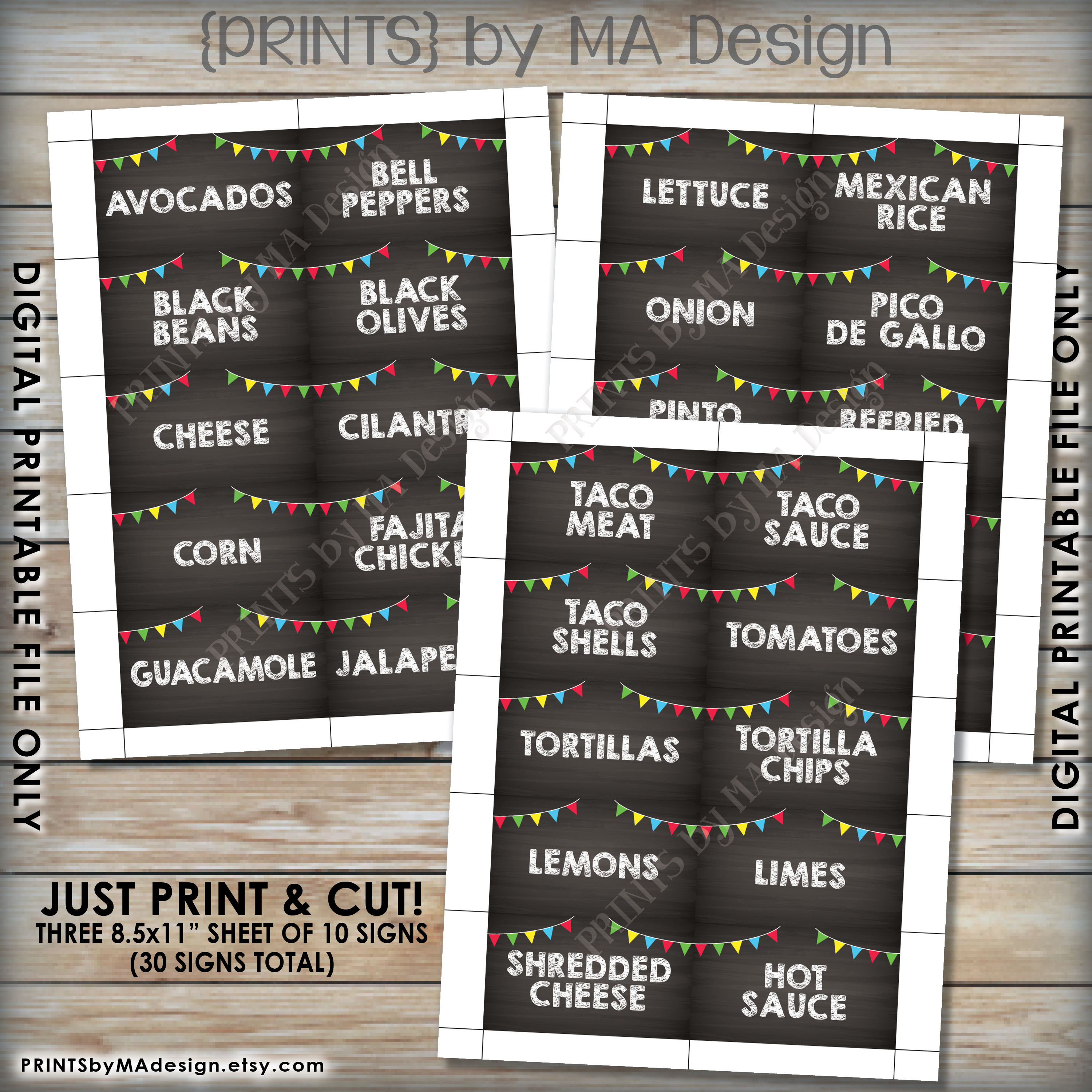 Taco Bar Labels Taco Bar Menu Fiesta Mini Menu Taco Labels Taco Bar Sign 30 2x3 5 Chalkboard Taco Bar Labels Taco Bar Menu Fiesta Mini Menu Taco Labels Taco Bar Sign 30 2x3 5 Chalkboard