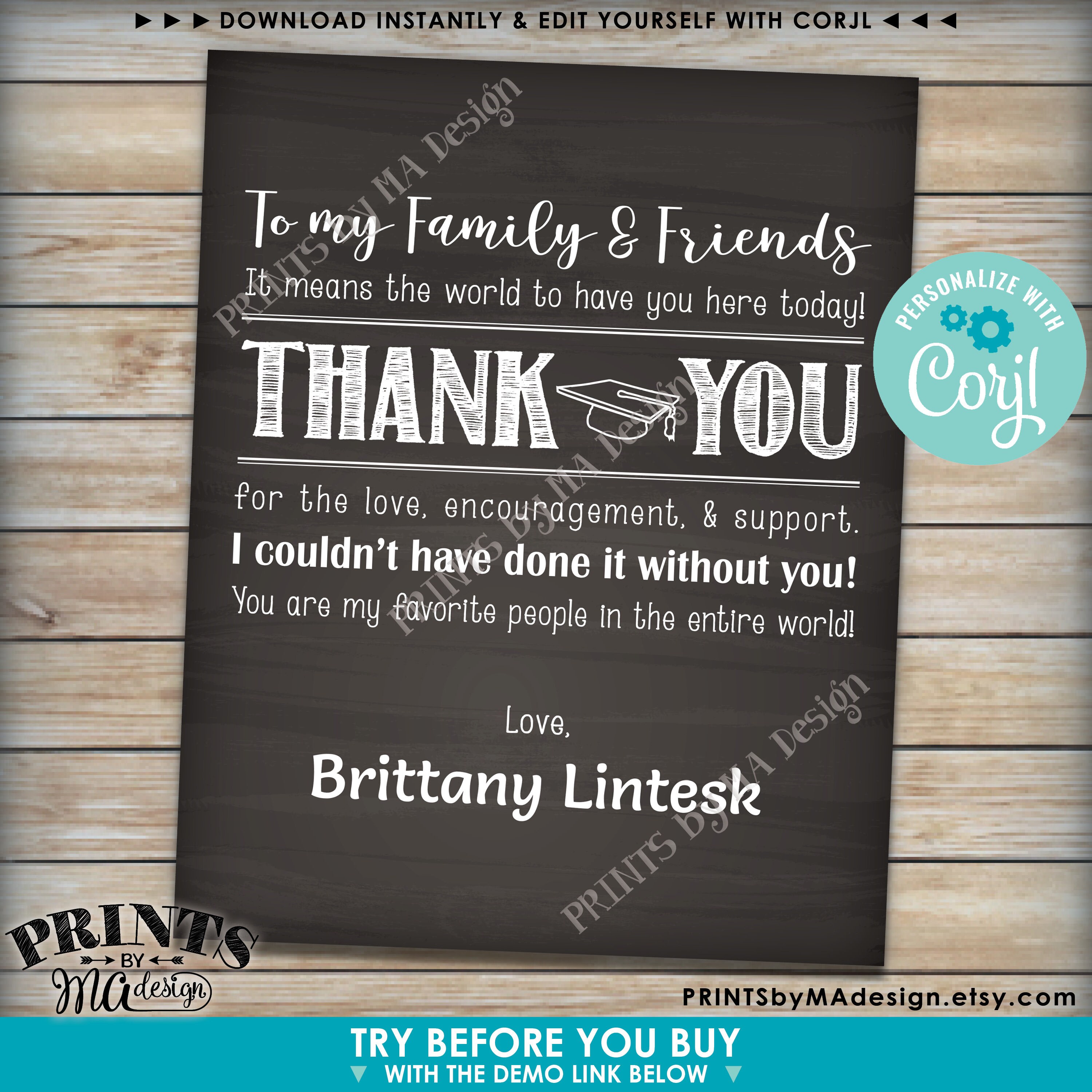 Thank you for graduation money picture