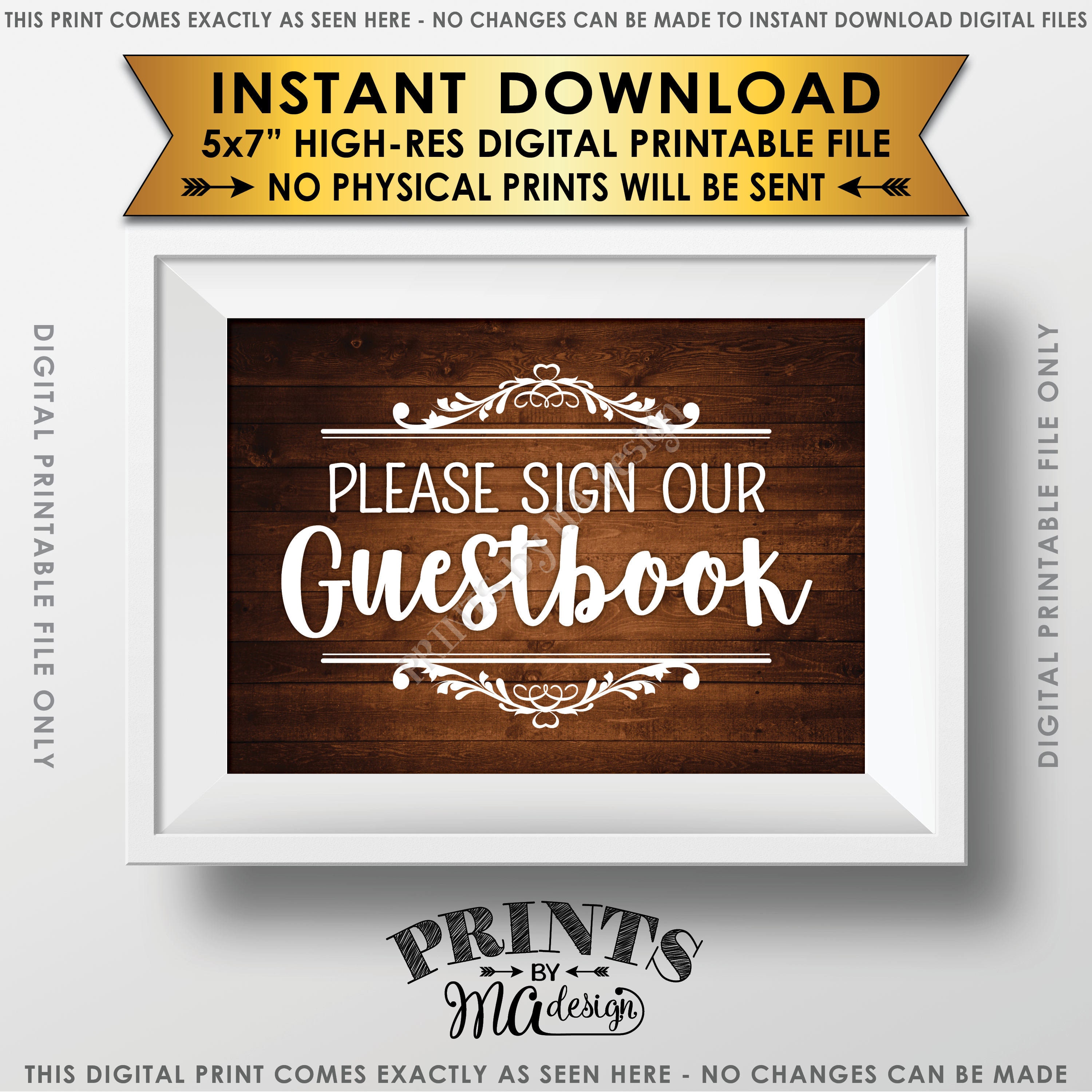 Sign Our Guestbook, Wedding Guestbook Sign, Editable Guest Book