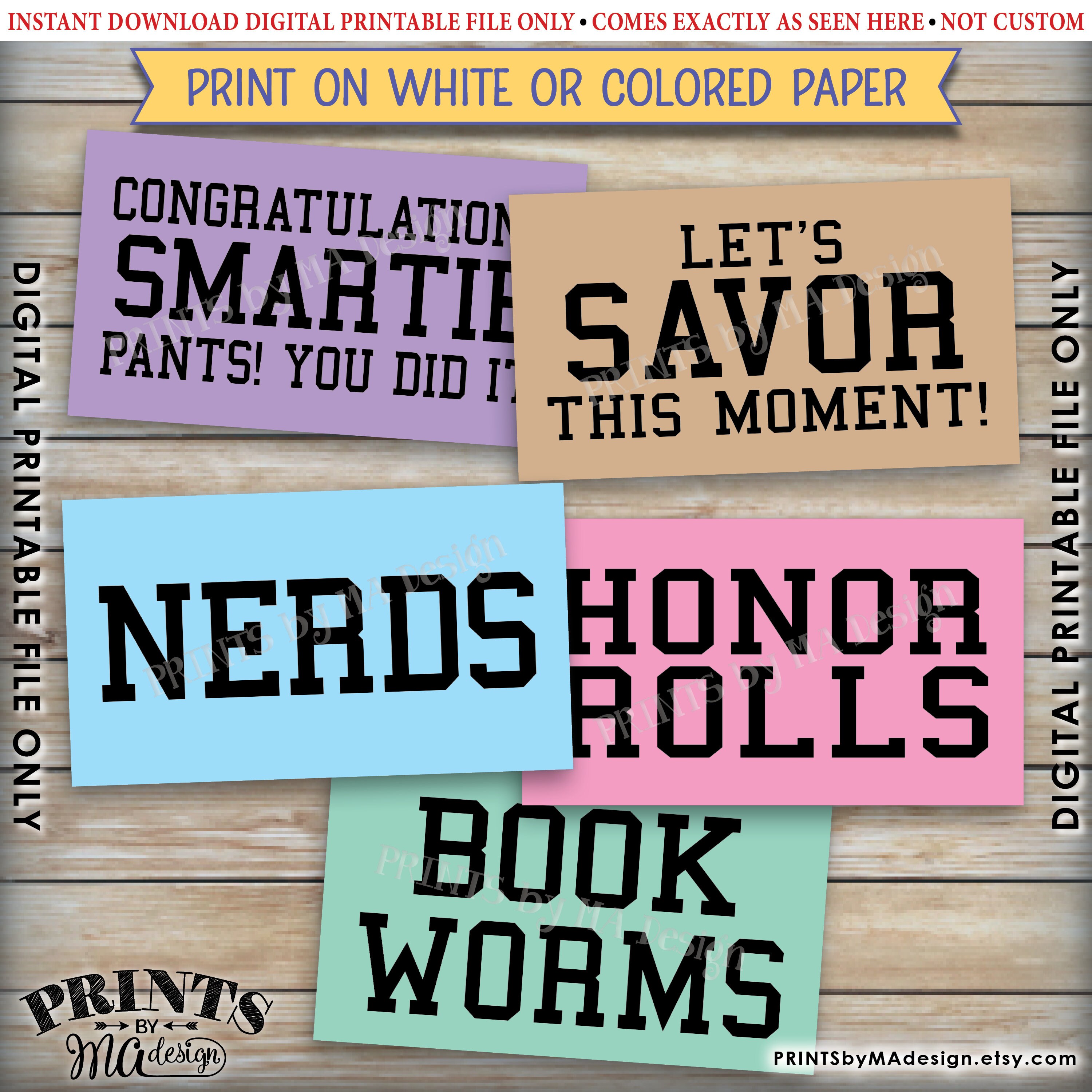graduation-party-candy-signs-candy-bar-candy-buffet-smartie-cookie-class-ring-nerds-worms