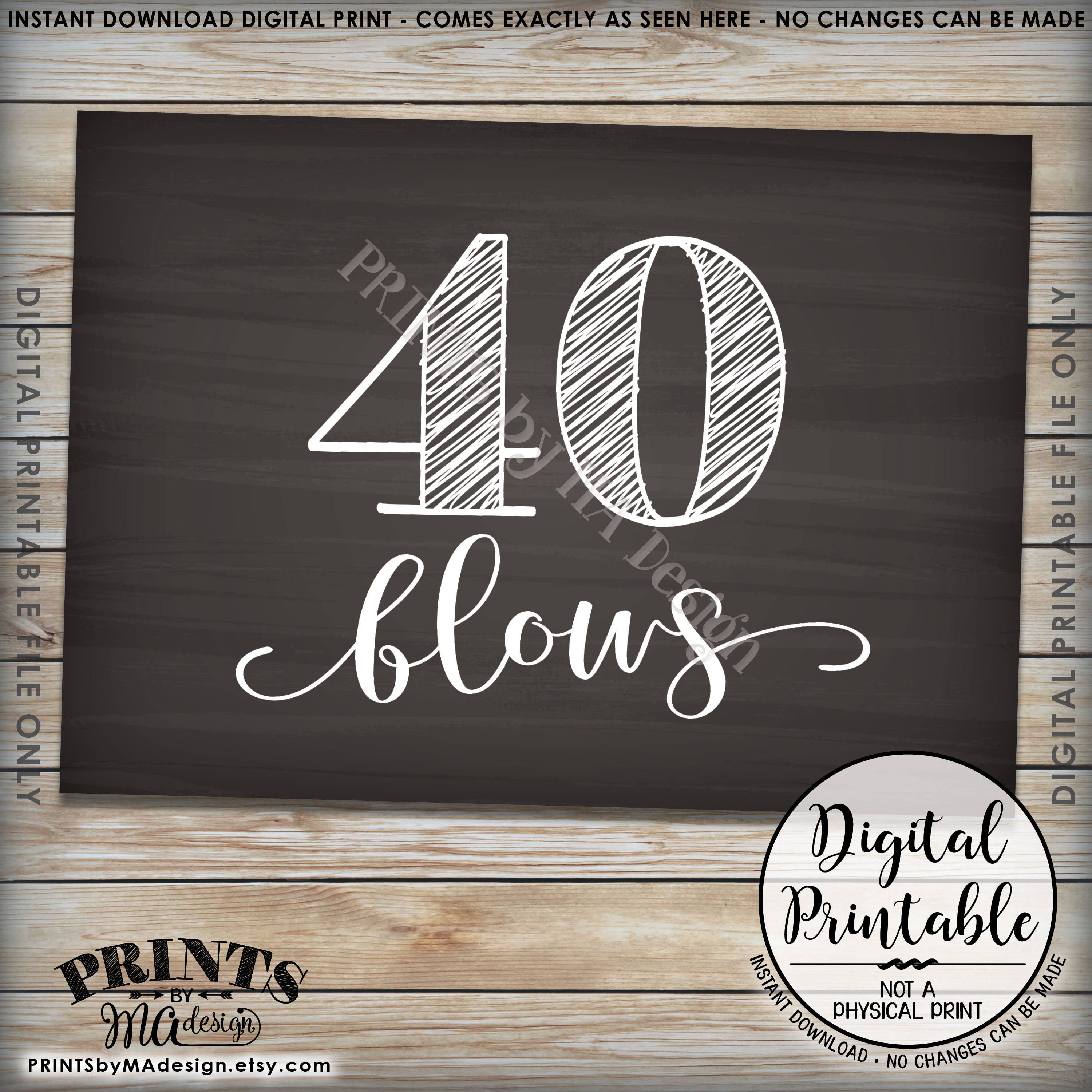 40 Blows Free Printable Free Printable Templates