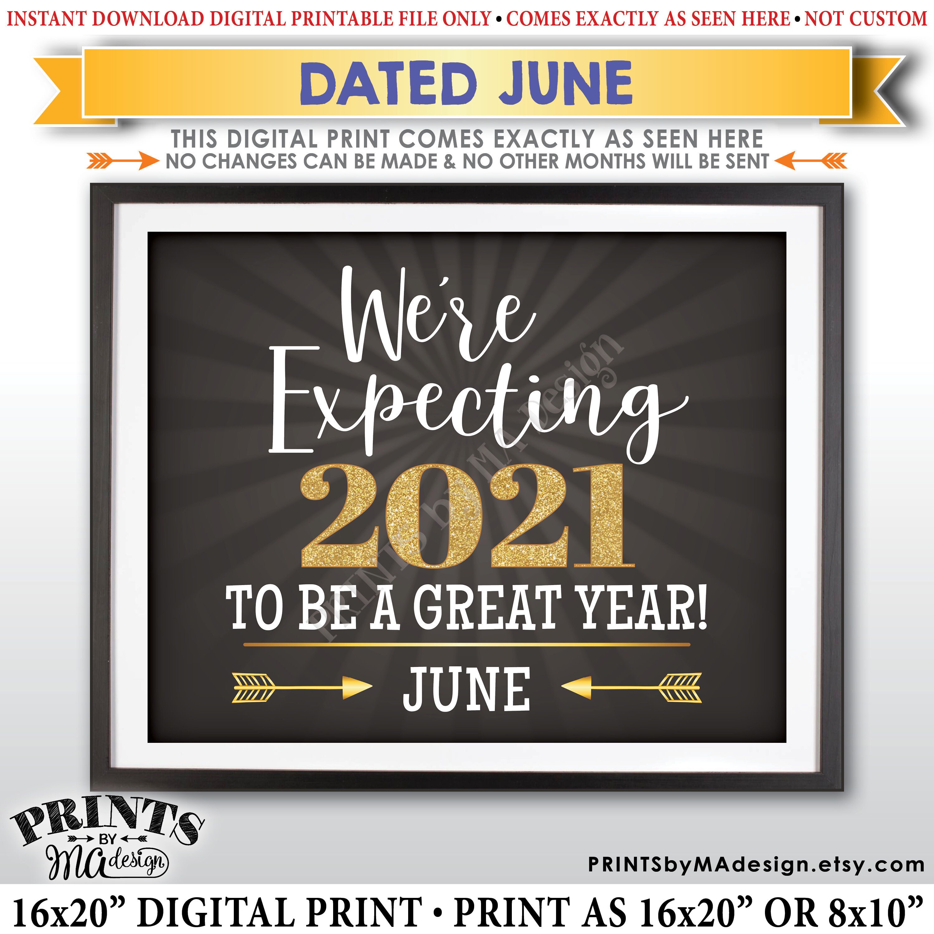 free printable pregnancy announcement calendar june 2021