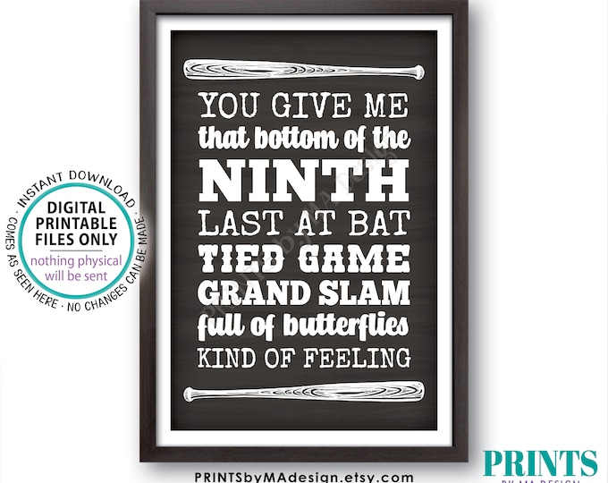 Baseball Wedding Sign, Grand Slam Wedding Reception Decorations, Baseball Bats, PRINTABLE 24x36” Chalkboard Style Sign <ID>