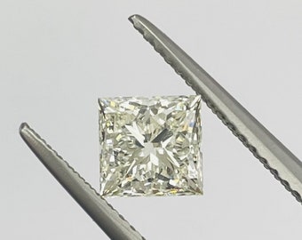 Princess Square Cut Diamond GIA Certificate 1.21 Carat M IF Natural Loose Solitaire Diamond, Princess diamond, diamond for Jewelry - Ring