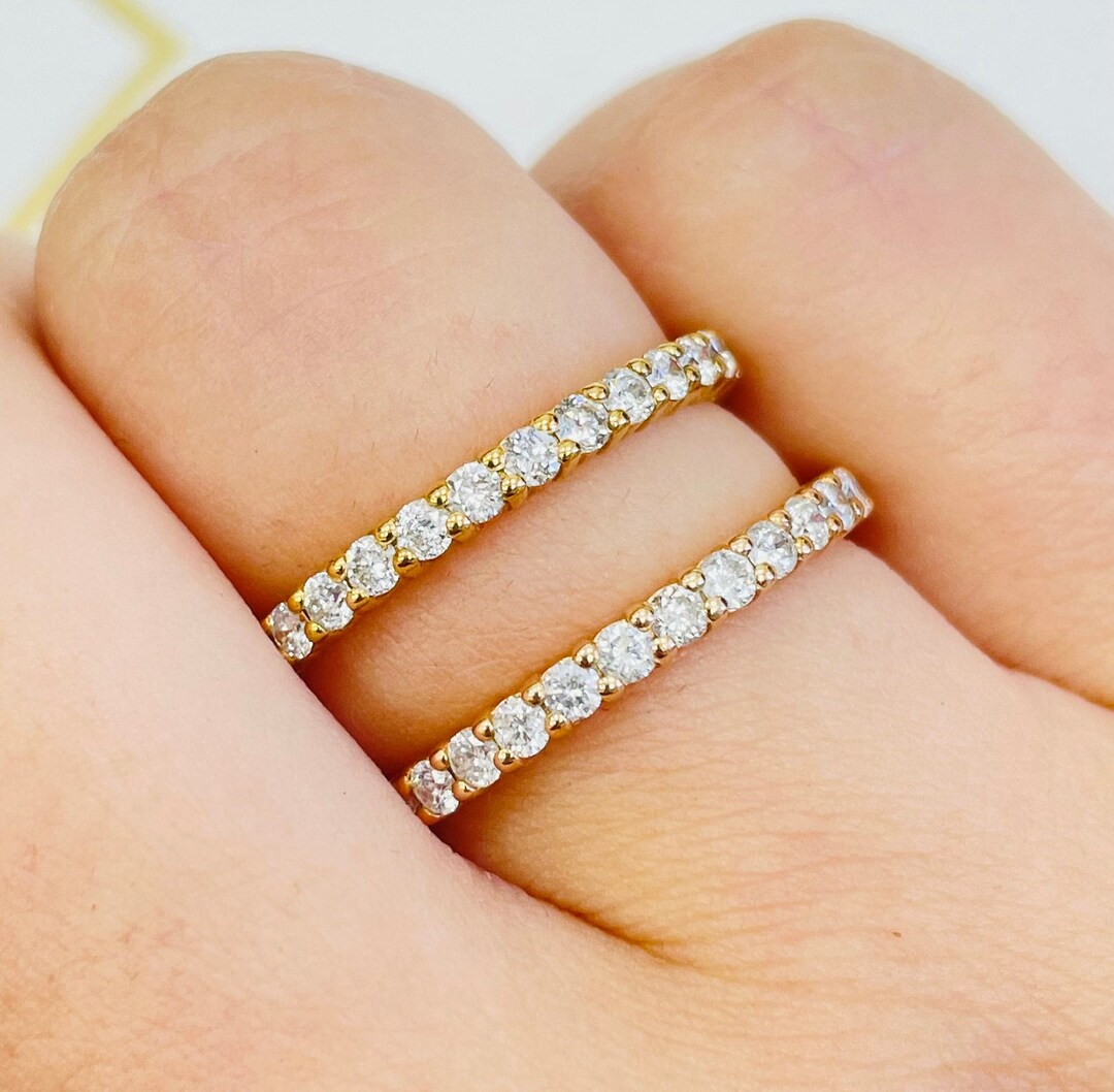 Emerald Cut Costco Eternity Ring Platinum Eternity Ring Loose