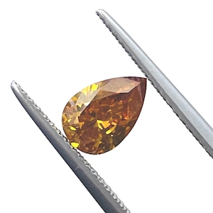 Pear Cut Diamond 1.09 Carat Fancy Deep Yellow-Orange SI2 GIA Certified - Natural Loose Solitaire Diamond, Pear diamond, for Jewelry - Ring
