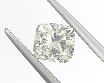 Diamant Naturel 1 Carat F VS1 - Forme Coussin - Certifié GIA - Non Traité - Neuf Avec étiquette