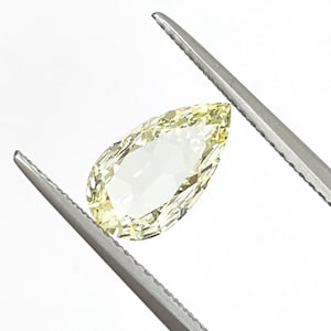 Antiker Diamant im Birnenschliff 1.29 Karat Y bis Z VS2 GIA-zertifiziert - Natürlicher loser Diamant für Schmuck