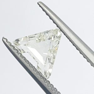 Diamante de talla escalonada con letra A de 1,28 quilates con certificación GIA K SI1: diamante solitario suelto natural, diamante con letra, para joyería: anillo