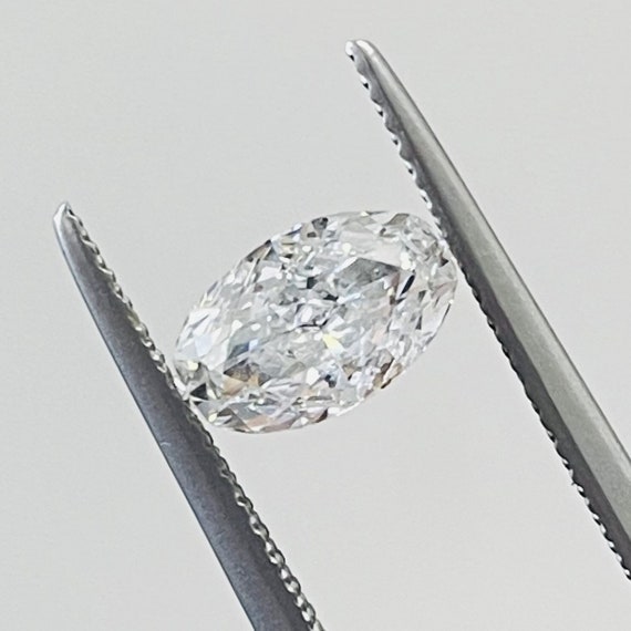Oval Cut Diamond 1.00 Carat F VS2 GIA Certified Natural Loose
