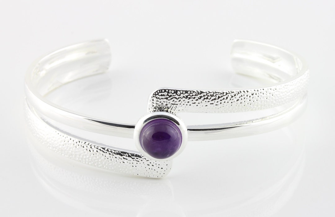 Bracelet Améthyste - Apaisement, sommeil et sagesse - Poussiere de lune