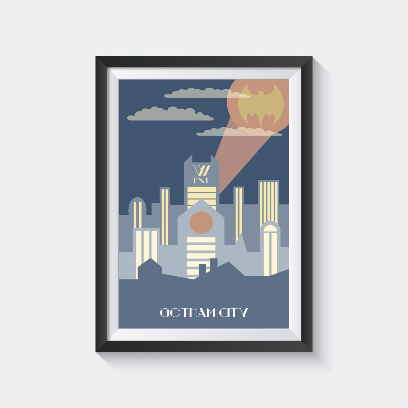 Gotham City in Art Deco - Etsy