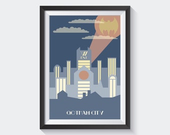 Gotham City in Art Deco