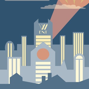 Gotham City in Art Deco image 2