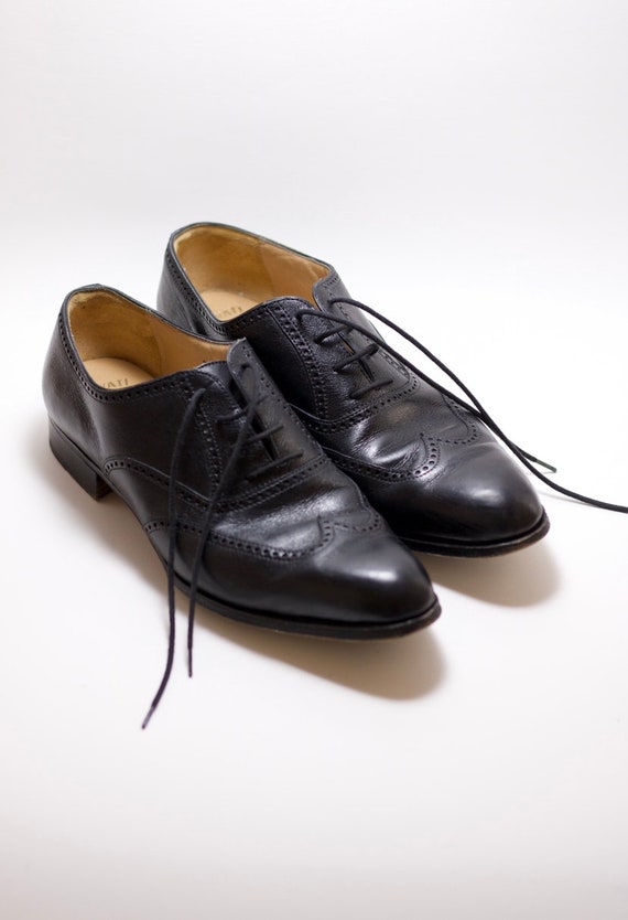 Gravati Handmade Italian Leather Oxfords - Vintage - image 6