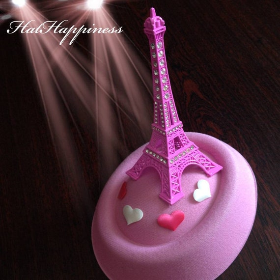 Mini Hat Dreams About Paris For A Party Fascinator Eiffel Etsy