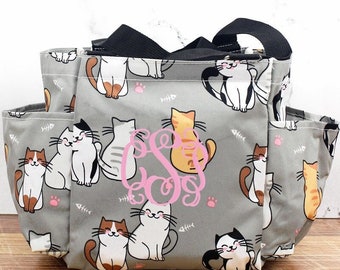 Cat's Meow Diaper Bag Small Diaper Bag Craft Tote Bag