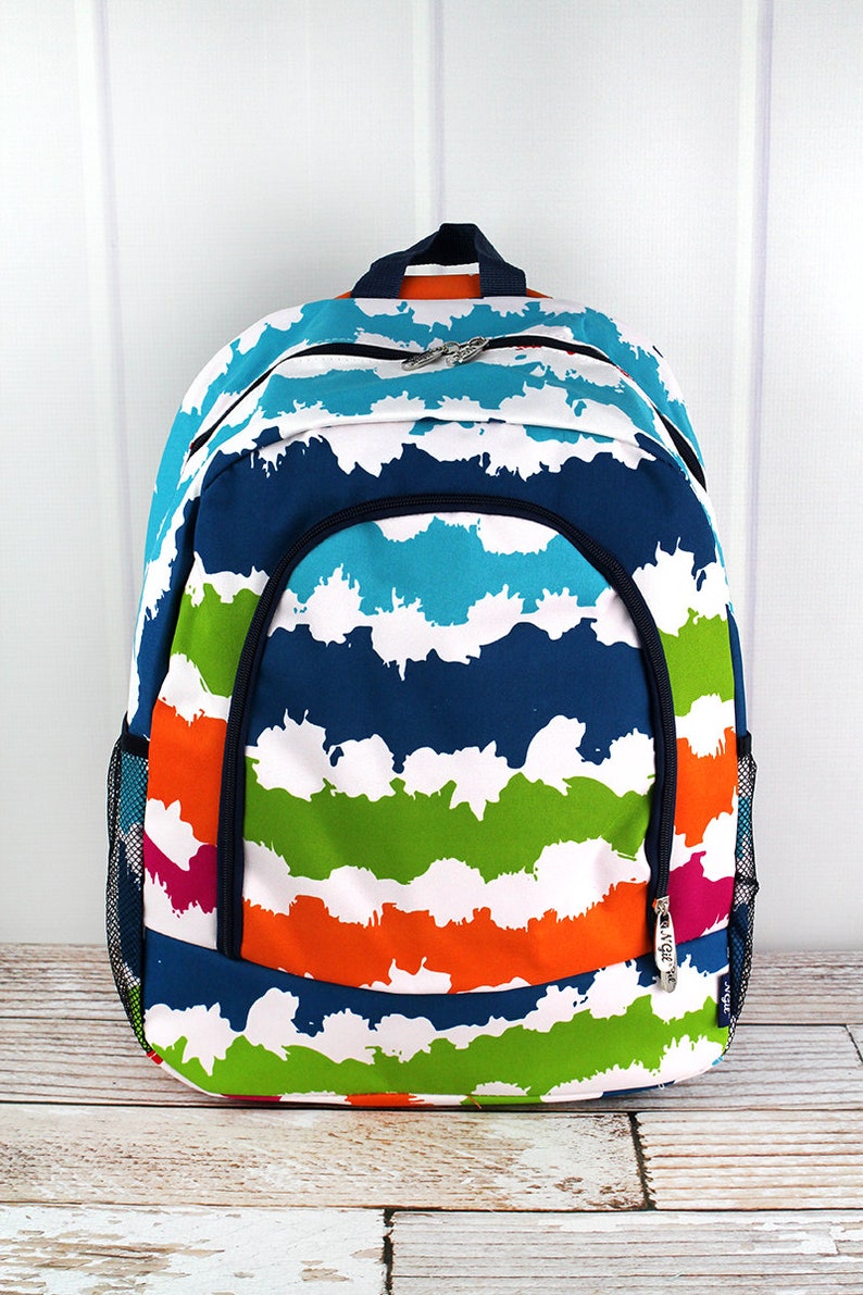 Summer Vibes Backpack for Teens Personalized Backpack Kids Monogrammed Backpack