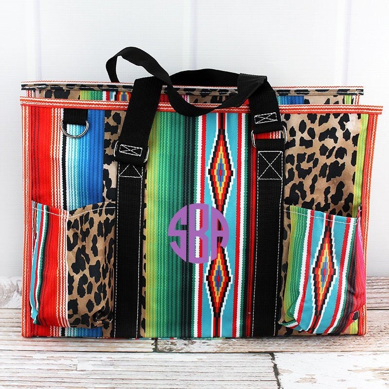 Wild Serape Monogrammed Diaper Bag 