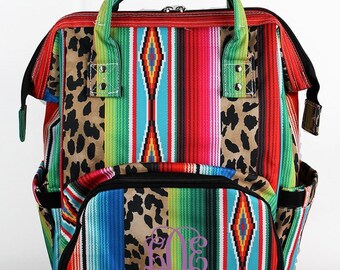 serape backpack diaper bag