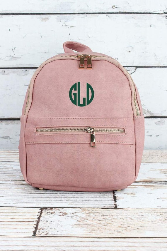 faux leather small backpack