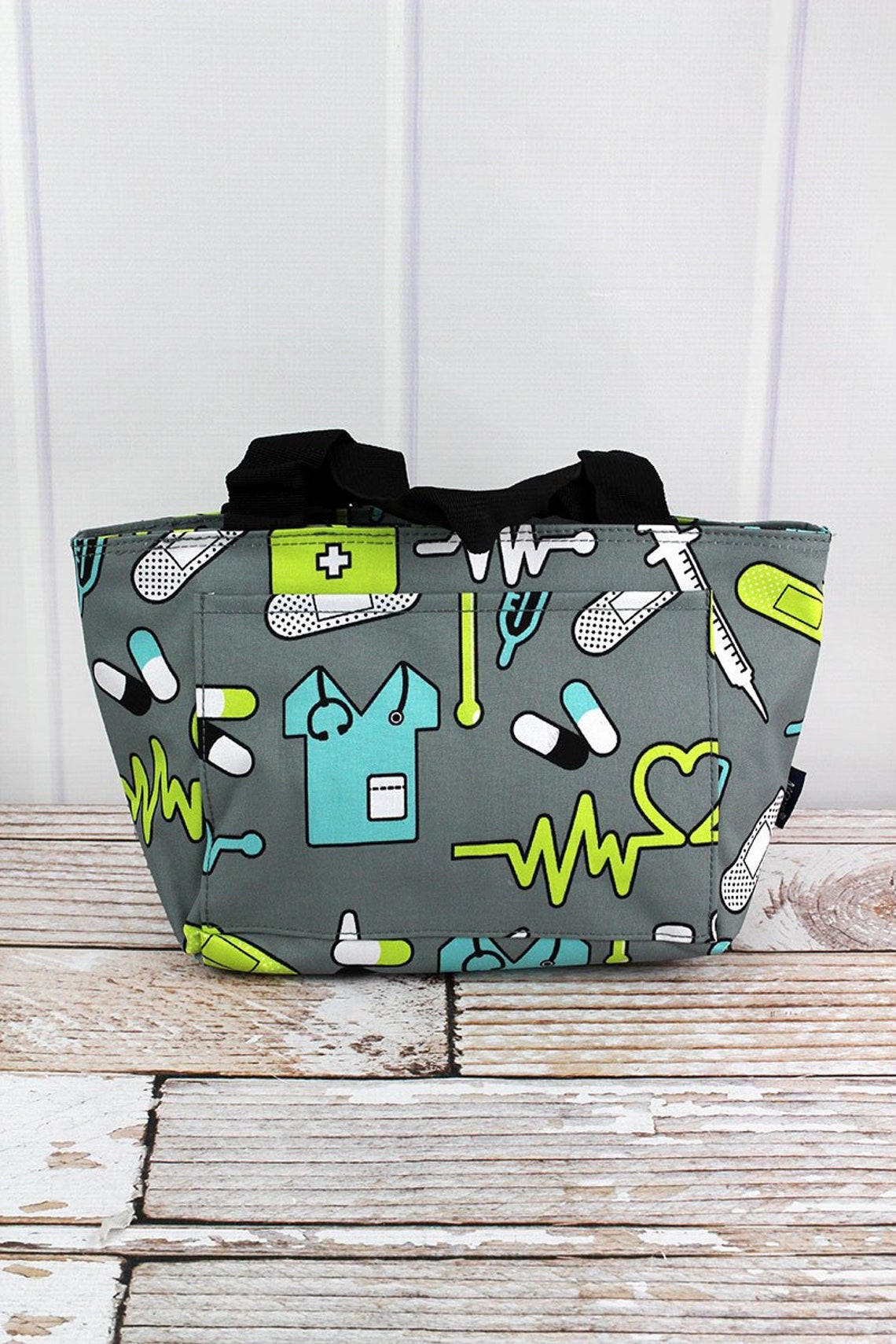 Nurse Life Insulated Lunch Box for School Monogram Lunch Bag Etsy