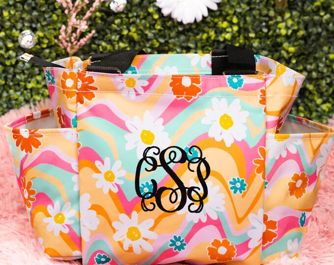 Sunshine Day Monogrammed Diaper Bag Small Diaper Bag Craft Tote Bag Personalized