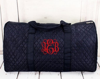 large quilted duffle bag