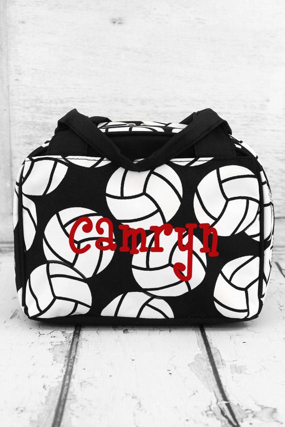 Volleyball Insulated Lunch Bag/ Bowler Type Lunch Bag/ Etsy