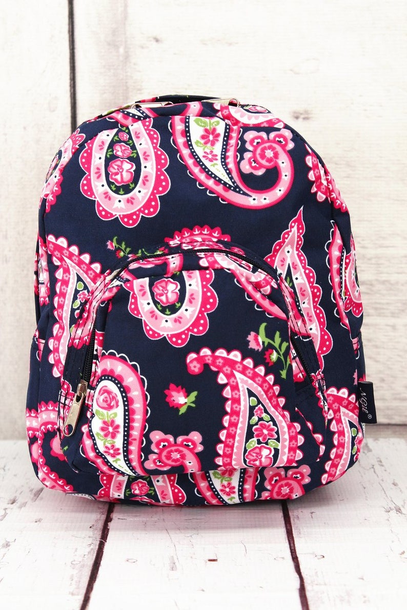 Paisley Passion Preschool Backpack Monogrammed Backpack Mini Diaper Bag Backpack