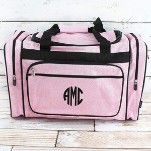 Glitz & Glam 20" Personalized Duffle Bag With Monogram. Personalized Cheer Bag. Kids Duffle Bag. Womens Duffle Bag Gift For Her
