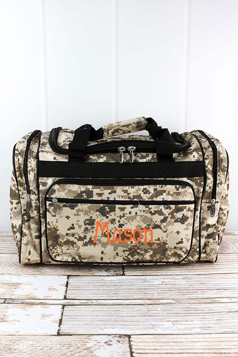 womens camo duffle bag