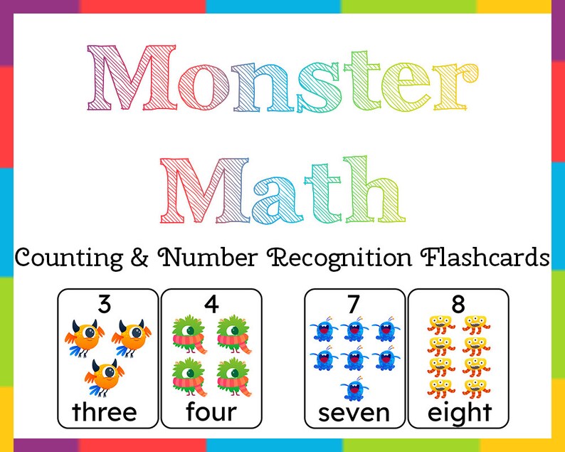 flash cards for toddlers numbers 1 10 prek math flashcards