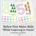 Christmas Ten Frame Printable Preschool Math Counting to 10 - Etsy