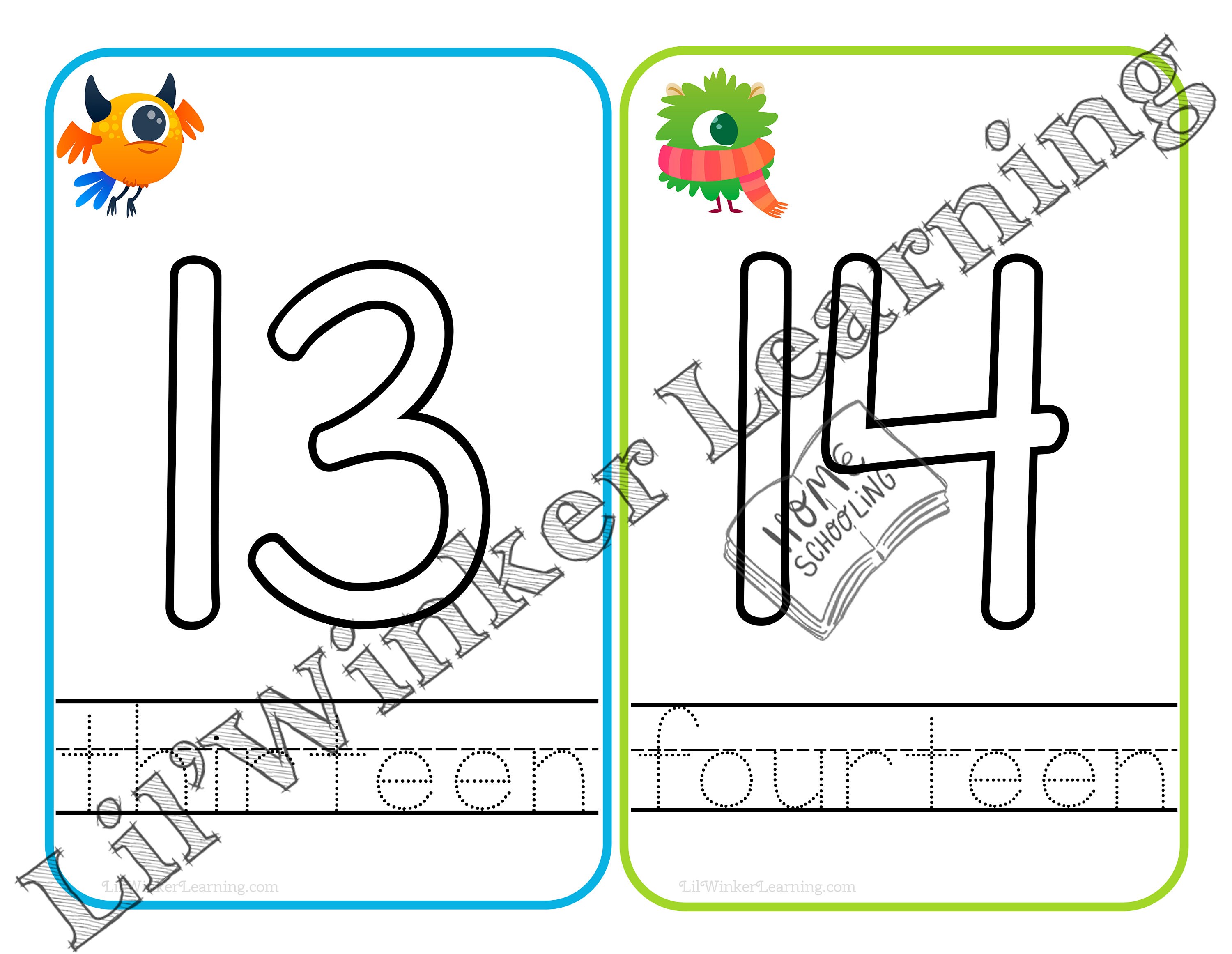 Preschool Worksheets Math Bundle Number Flashcards For Prek & | Etsy