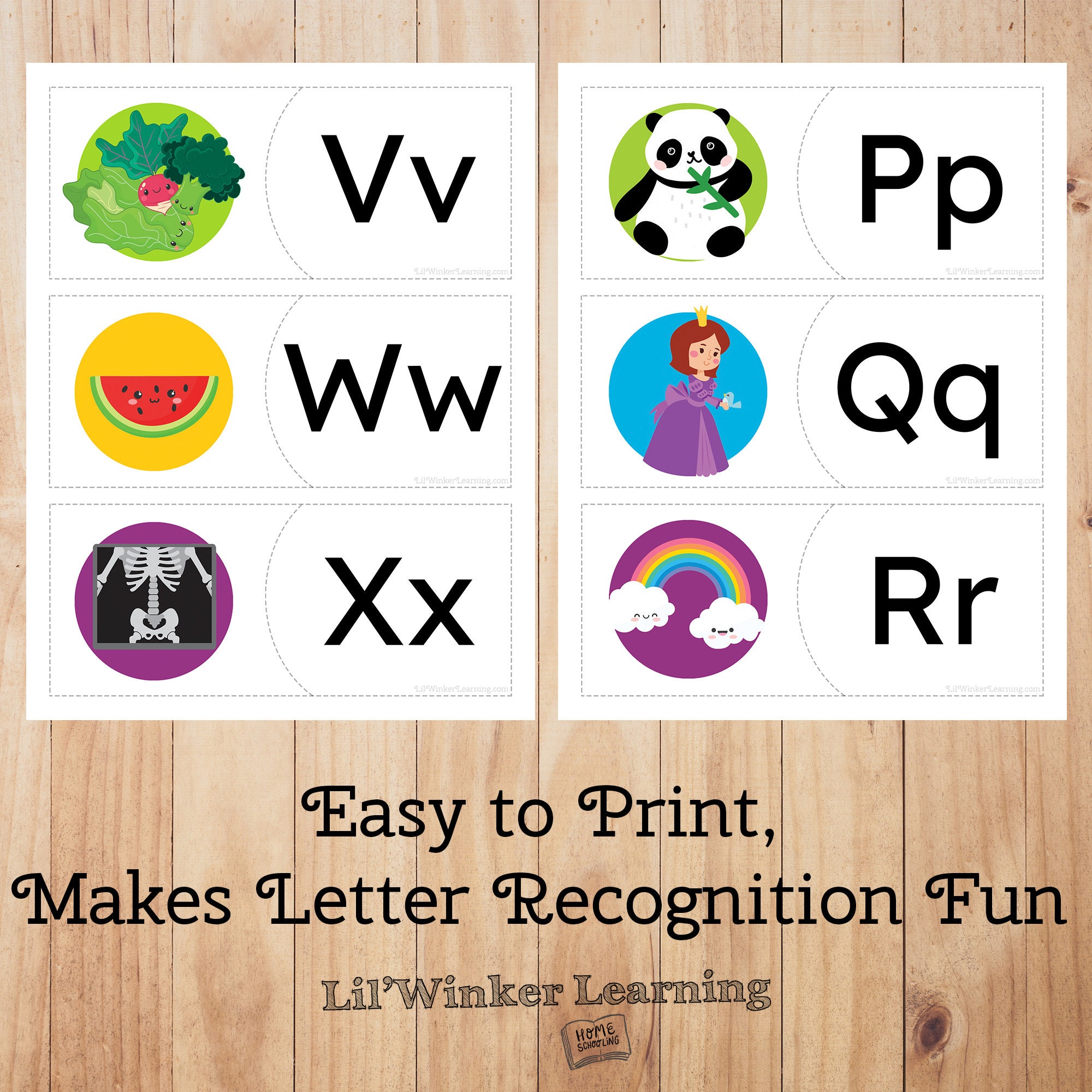 Preschool Alphabet Game Letter Identification Matching - Etsy