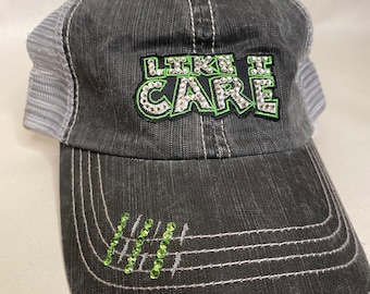 Bling Like I Care Hat  *SALE*