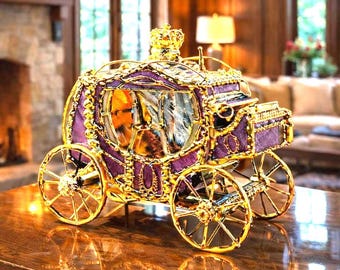 Tiffany-Inspired Stained Glass Princess Coach  ~ Made-To-Order ~