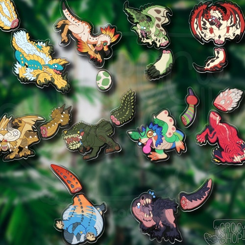 Monster Hunter World Tail Acrylic Charms - Etsy