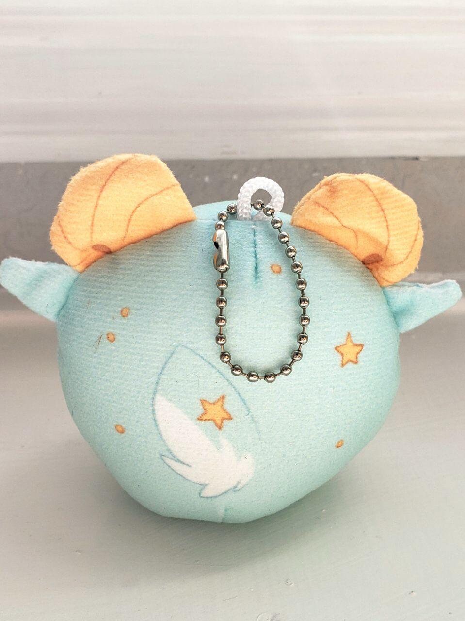 Starry Ram Squishy Ball Keychain Charm Etsy